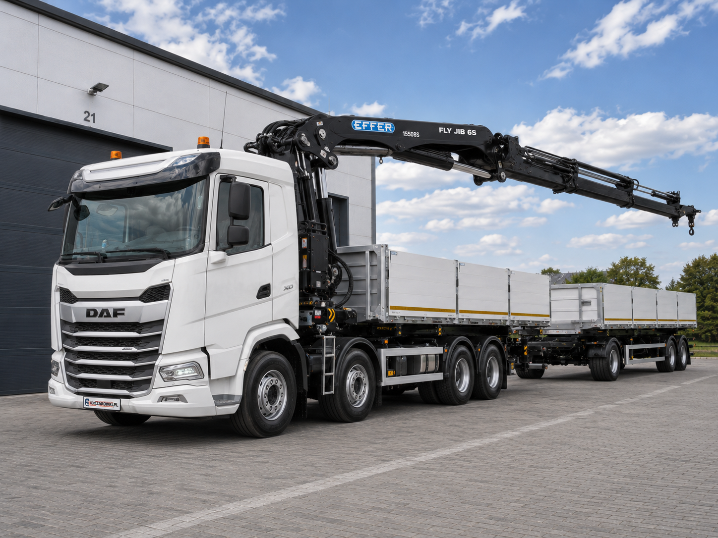 Transport HDS MB Rental - MAN z HIAB 322
